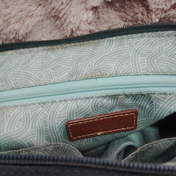 The Sak, Chic, Teal Leather Shoulder Bag - Picture 8 of 9